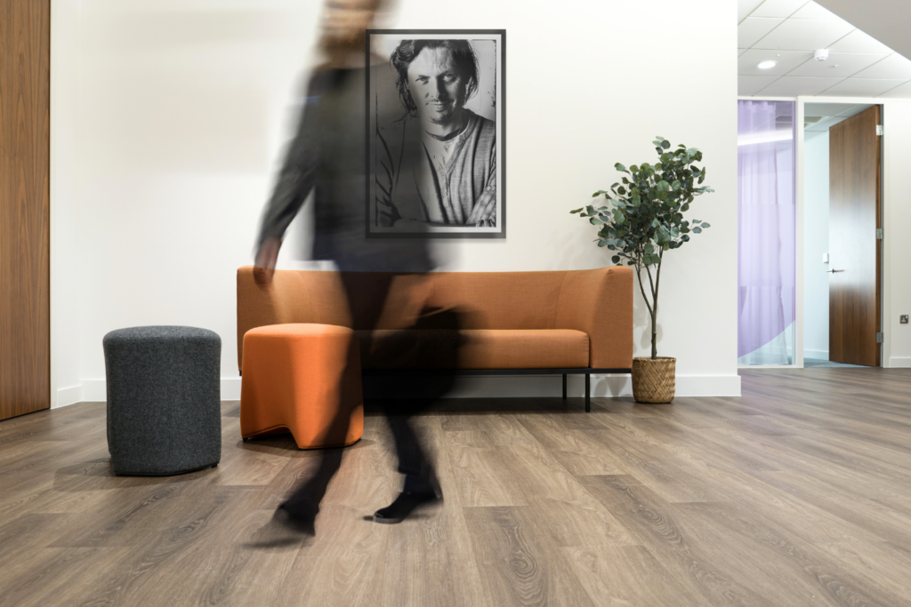 B3 Living Spacio Office Design welcome area